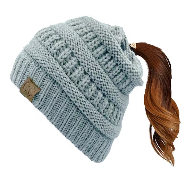 Women's Ponytail Beanie Hat