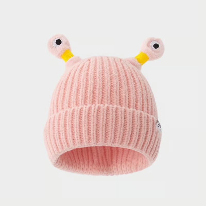 🔥Winter Parent-Child Cute Glowing Little Monster Knit Hat