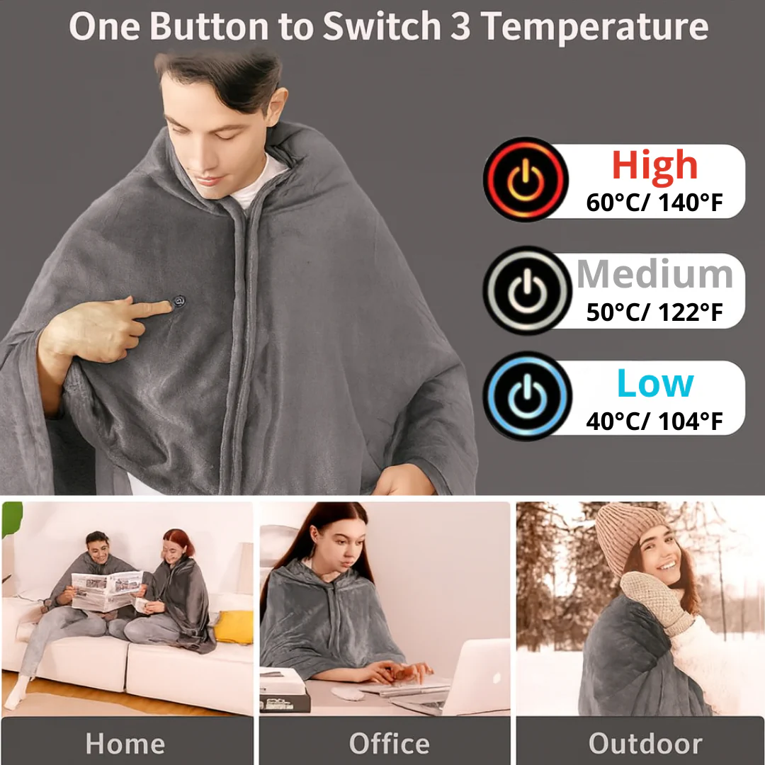 Electric Blanket Shawl