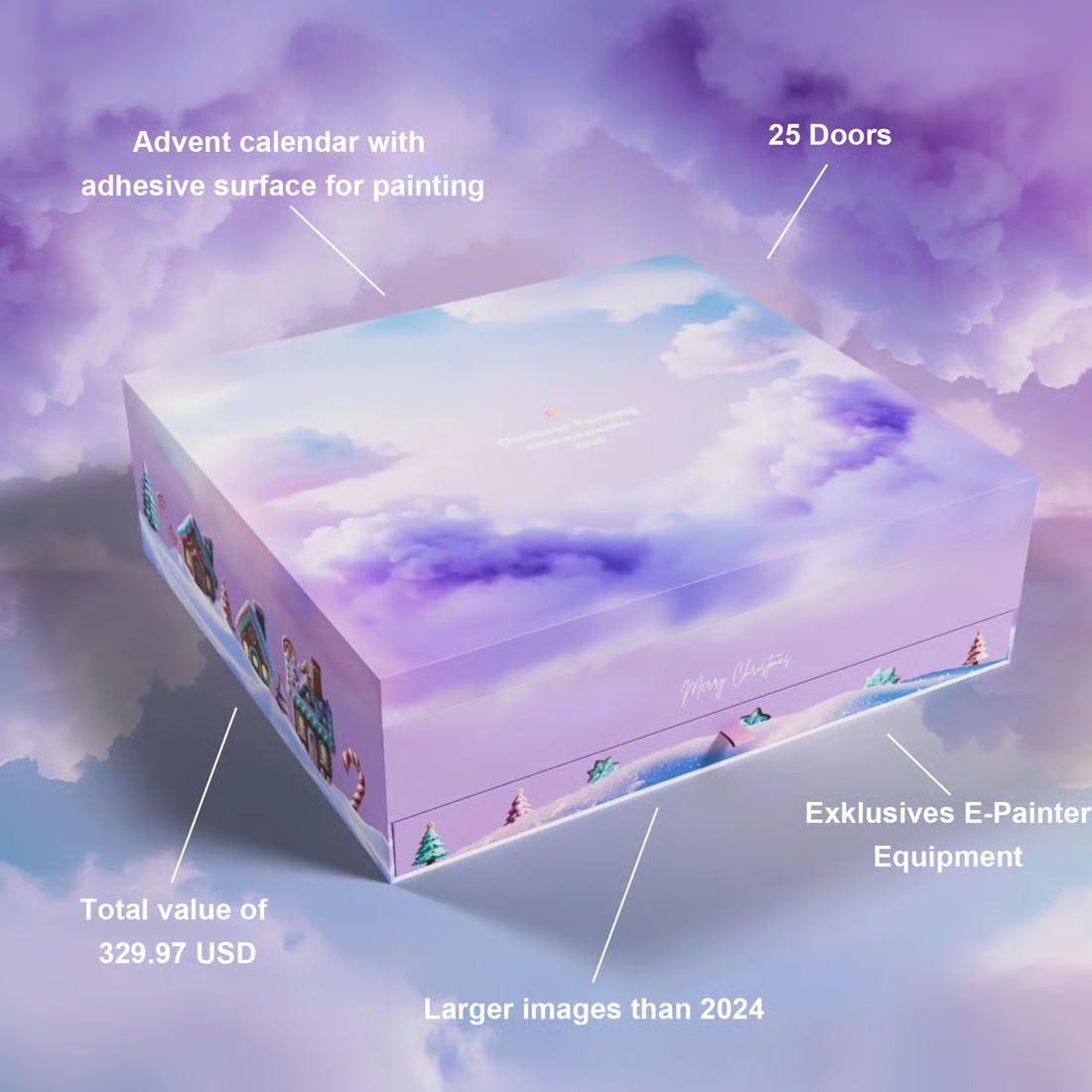 🔥Hot Sale💎🎄2025 XXL Diamond Painting Advent Calendar ✨Limited Edition