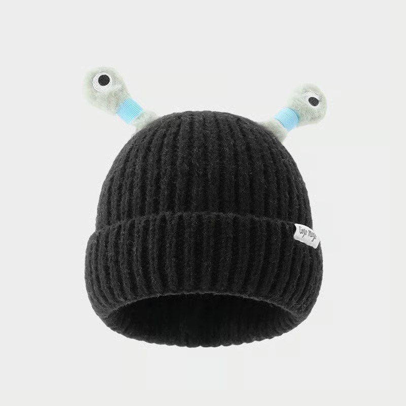 🔥Winter Parent-Child Cute Glowing Little Monster Knit Hat