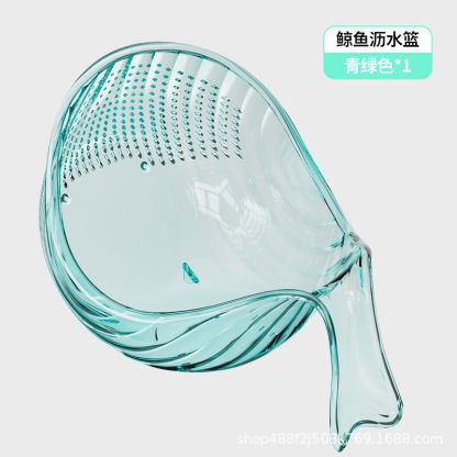 淘米收納多功能鯨魚瀝水籃