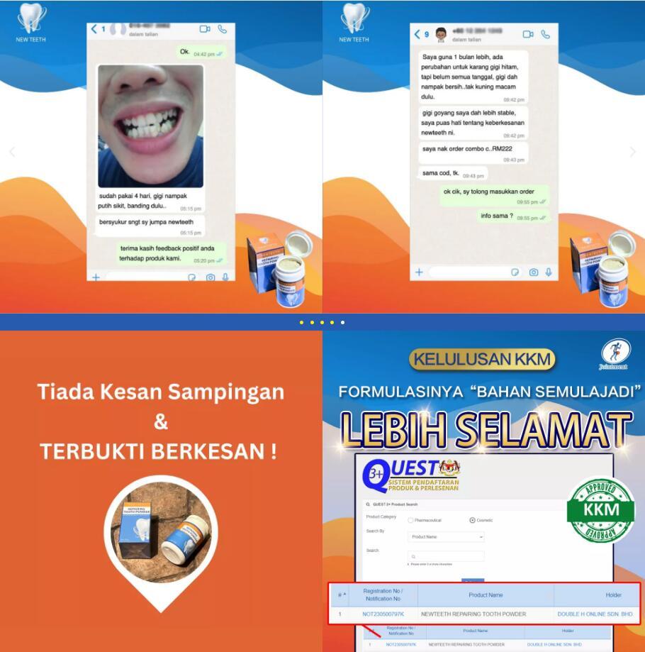 ✅Ready Stock✅[new teeth神龈粉 New Teeth | Teeth Whitening Tooth Powder Antibacteria