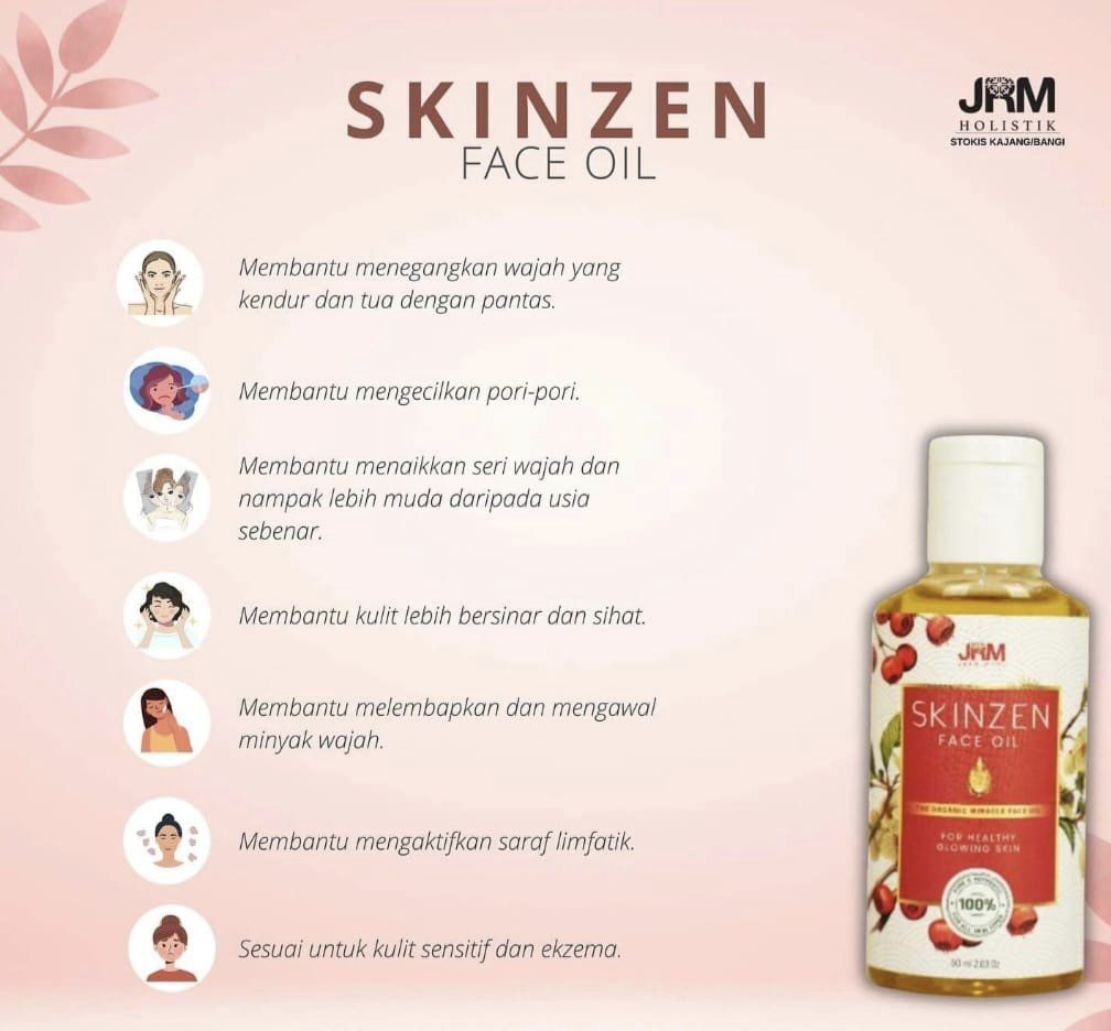 SKINZEN Face Oil – Dark Circle & Wrinkle Removal, Anti-Aging Treatment 60ml