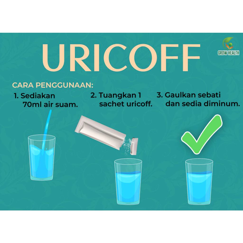 READY STOCK ] 100% ORIGINAL UBAT GOUT URICOFF | UBAT GOUT MUJARAB | ASID URIK MENURUN | UBAT GOUT KEBAS EXP：27/04/27