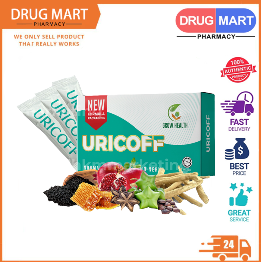 READY STOCK ] 100% ORIGINAL UBAT GOUT URICOFF | UBAT GOUT MUJARAB | ASID URIK MENURUN | UBAT GOUT KEBAS EXP：27/04/27