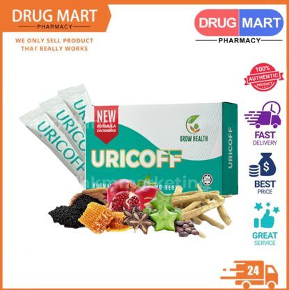 READY STOCK ] 100% ORIGINAL UBAT GOUT URICOFF | UBAT GOUT MUJARAB | ASID URIK MENURUN | UBAT GOUT KEBAS EXP：27/04/27