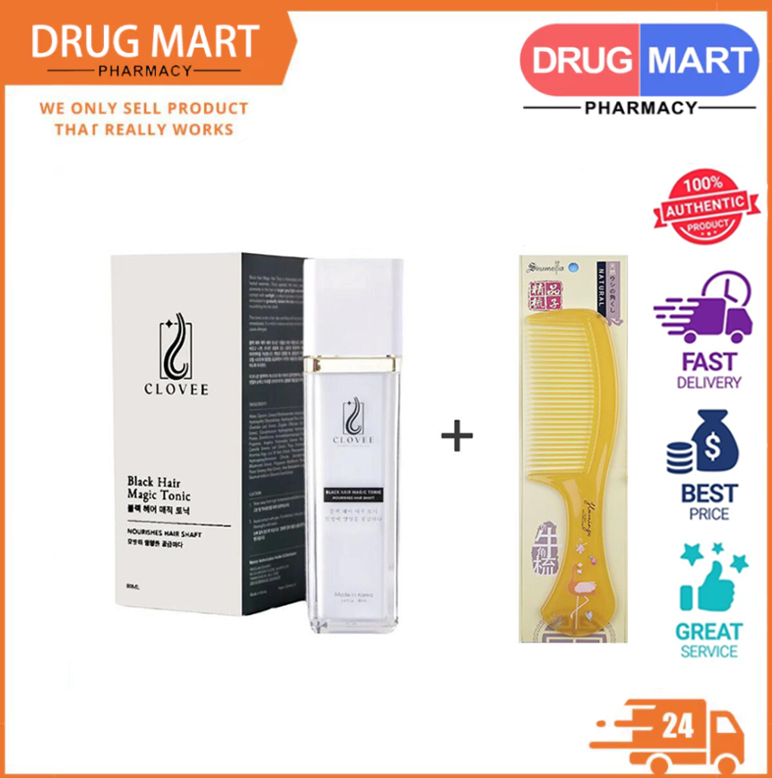 CLOVEE Black Hair Magic Tonic 80ml 神奇黑发王