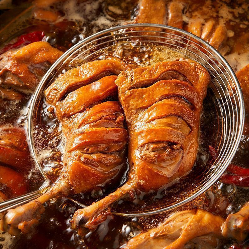 Duck Leg Nitrogen-Filled Whole Box Late-Night Snack Open Bag Meat Snack Leisure Food Large Fresh Lock Ready-to-Eat Cooked Chicken Leg-LifeGadgetHub