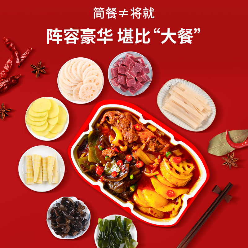 Chongqing Self-Heating Self-Cooking Mini Hot Pot Self-Heating Claypot Rice Lazy Instant Food Ready-to-Eat Hot Pot Rice One Box 24 Boxes Spicy-LifeGadgetHub