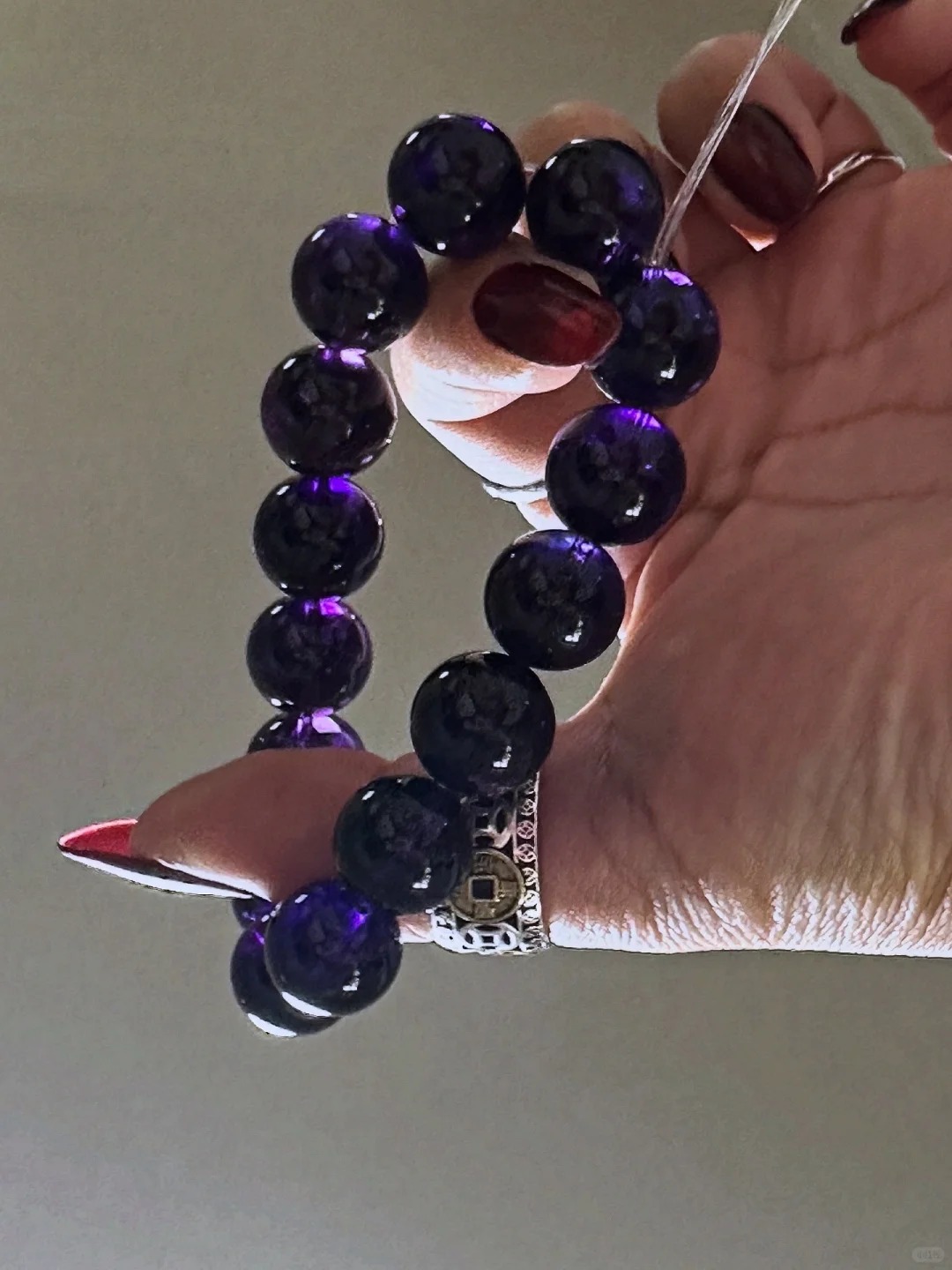 Deep Purple Amethyst Multi-Strand Bracelet