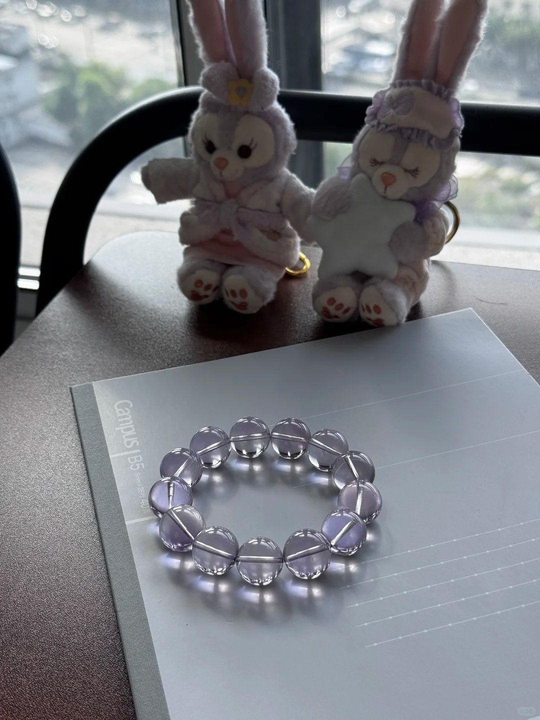 Lavender Amethyst Single-Strand Bracelet