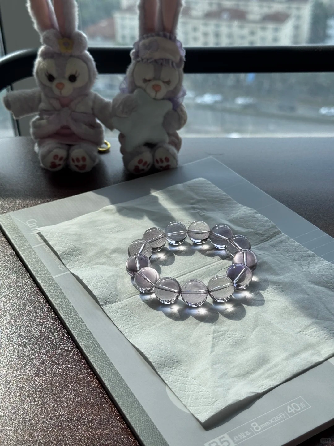 Lavender Amethyst Single-Strand Bracelet