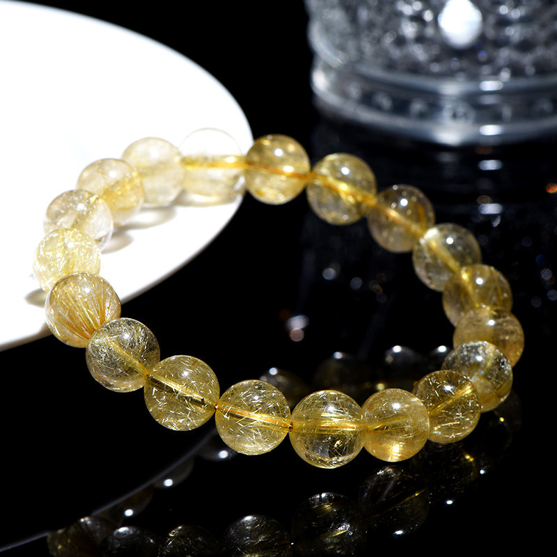 Natural blonde wafer beads