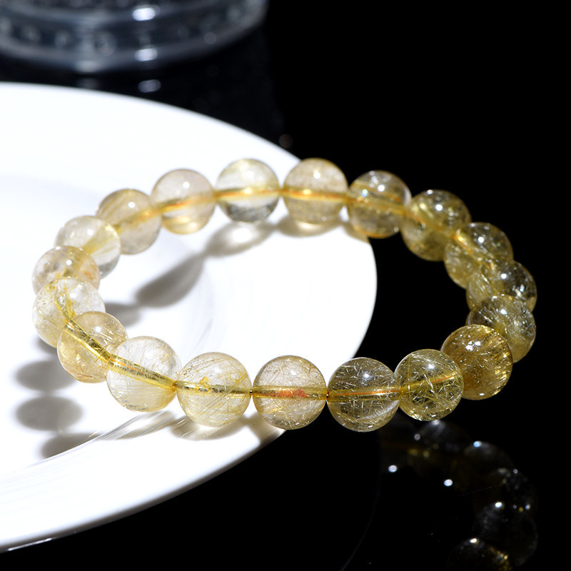 Natural blonde wafer beads