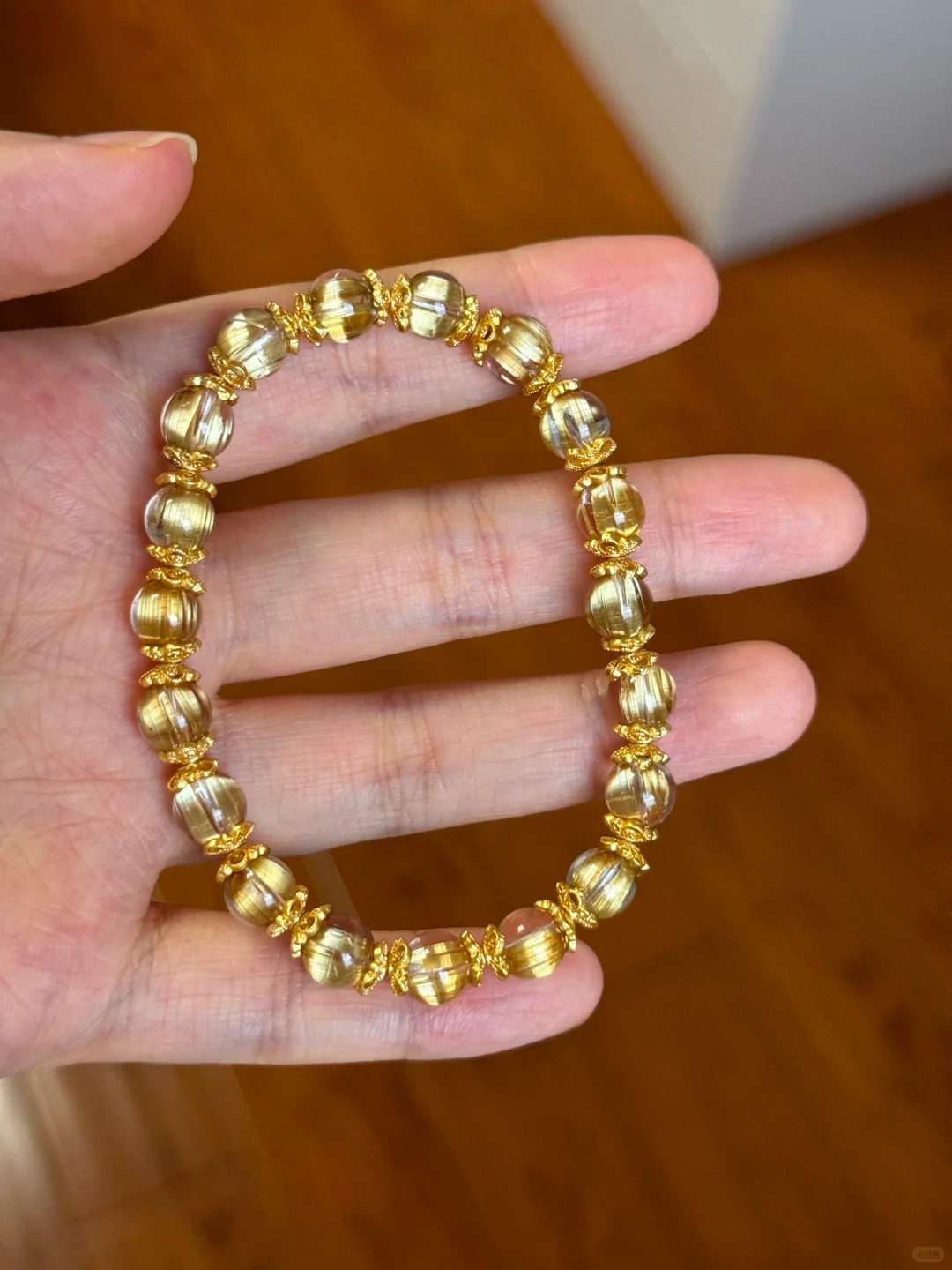 With Gilt Carved Accessories Light Luxury Single-Wrap Bracelet | Fortune-Bringing Decorative Curio Bracelet