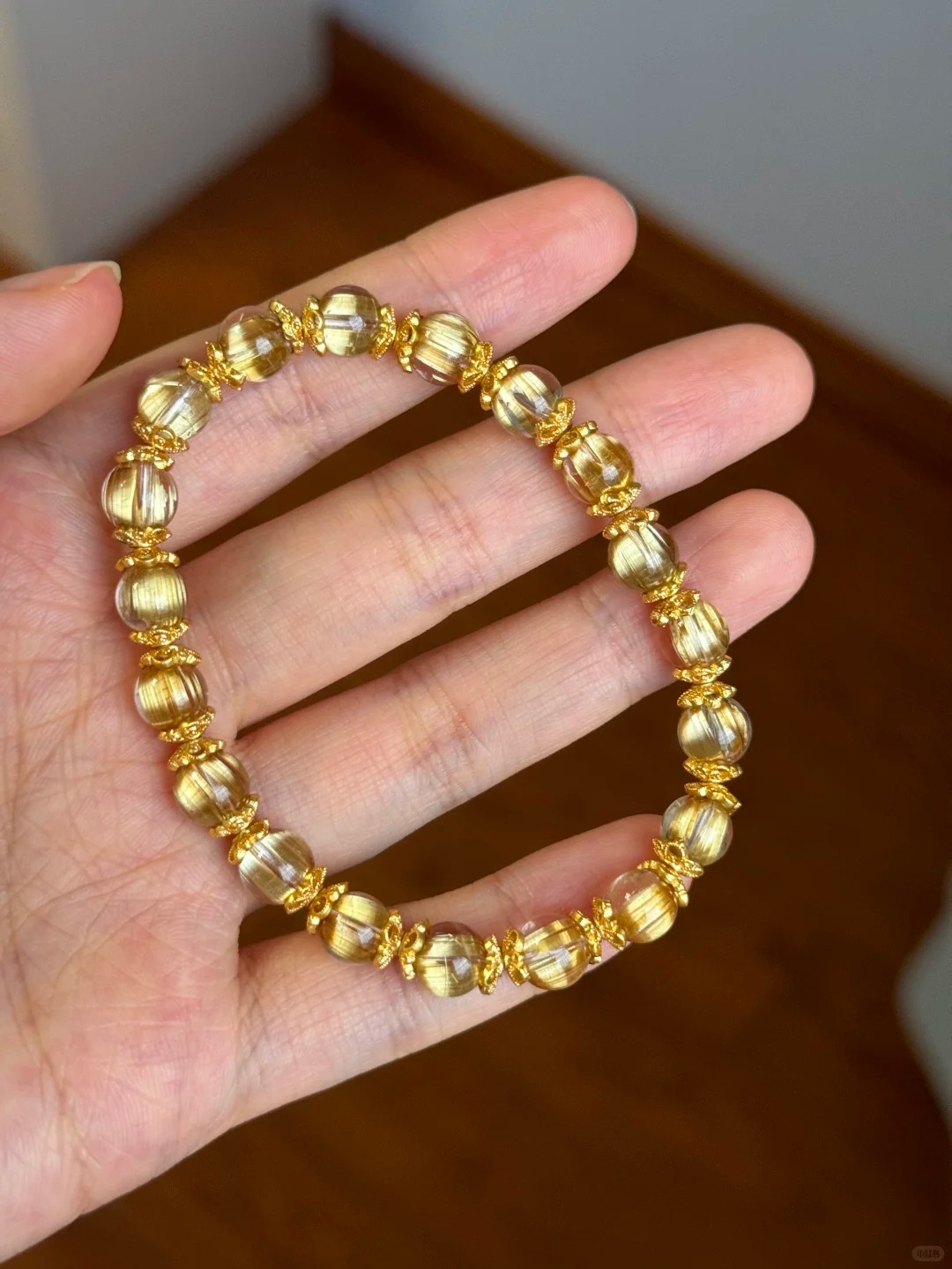 With Gilt Carved Accessories Light Luxury Single-Wrap Bracelet | Fortune-Bringing Decorative Curio Bracelet