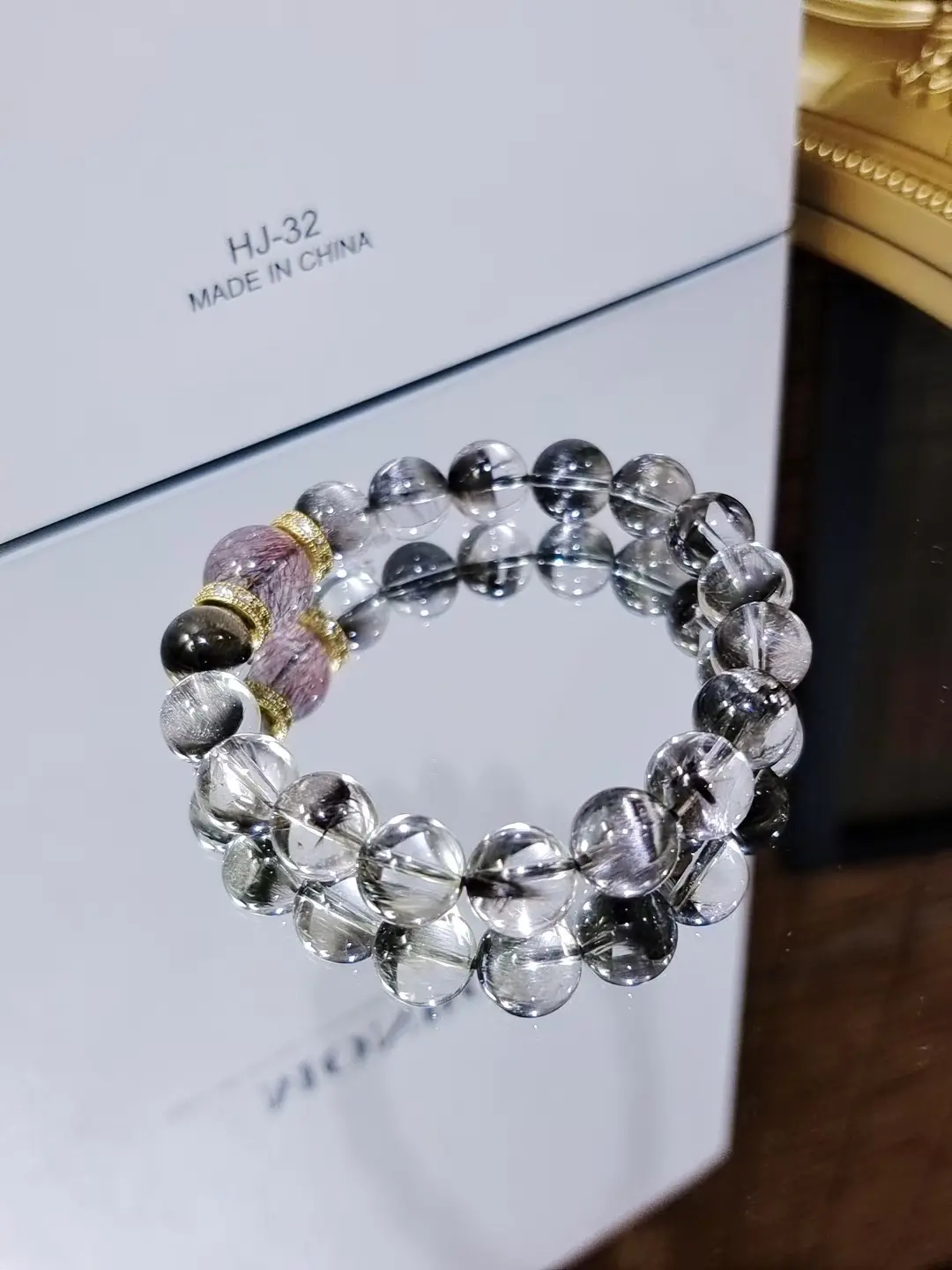 Black Silver Titanium, Super Seven Rutilated Quartz [Accessories]: 14K Gold-Filled Black Silver Titanium is an ore that expands awareness