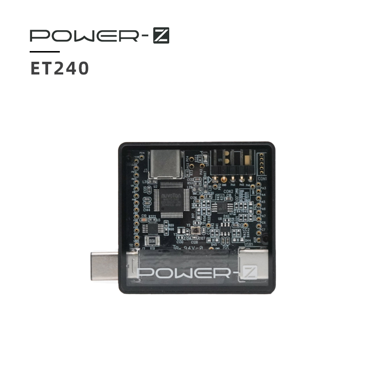 CAHRGERLAB POWER-Z ET240协议逻辑分析仪PD包解码DP消息USB4边带消息