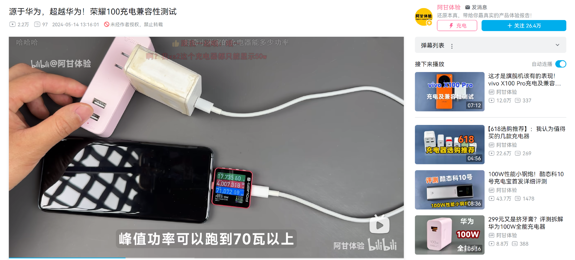 这些知名数码媒体都在使用 Power-z 快充测试仪-POWER-Z