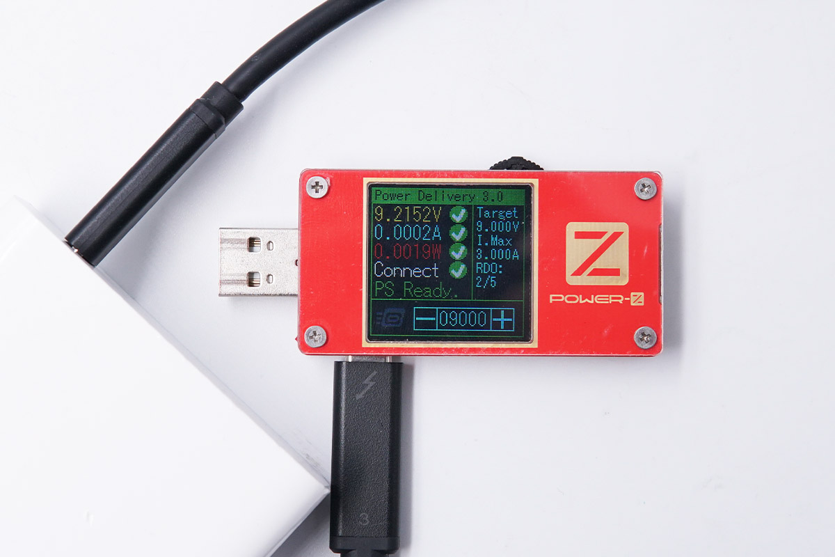 ChargerLAB POWER-Z KT001使用小技巧：一键检测PD充电器-POWER-Z