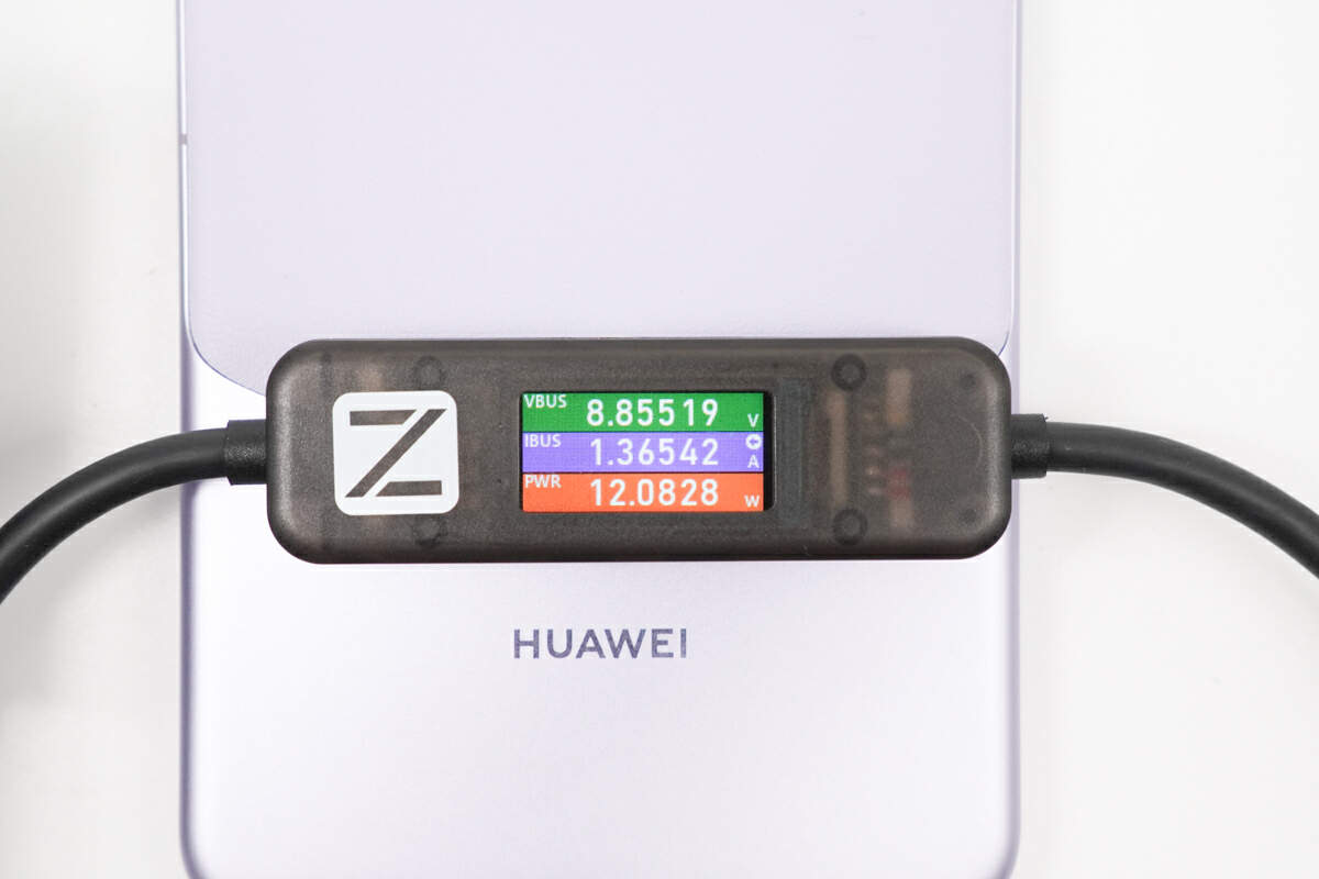 POWER-Z AK001 数显线让华为Mate60 Pro快充看得见-POWER-Z