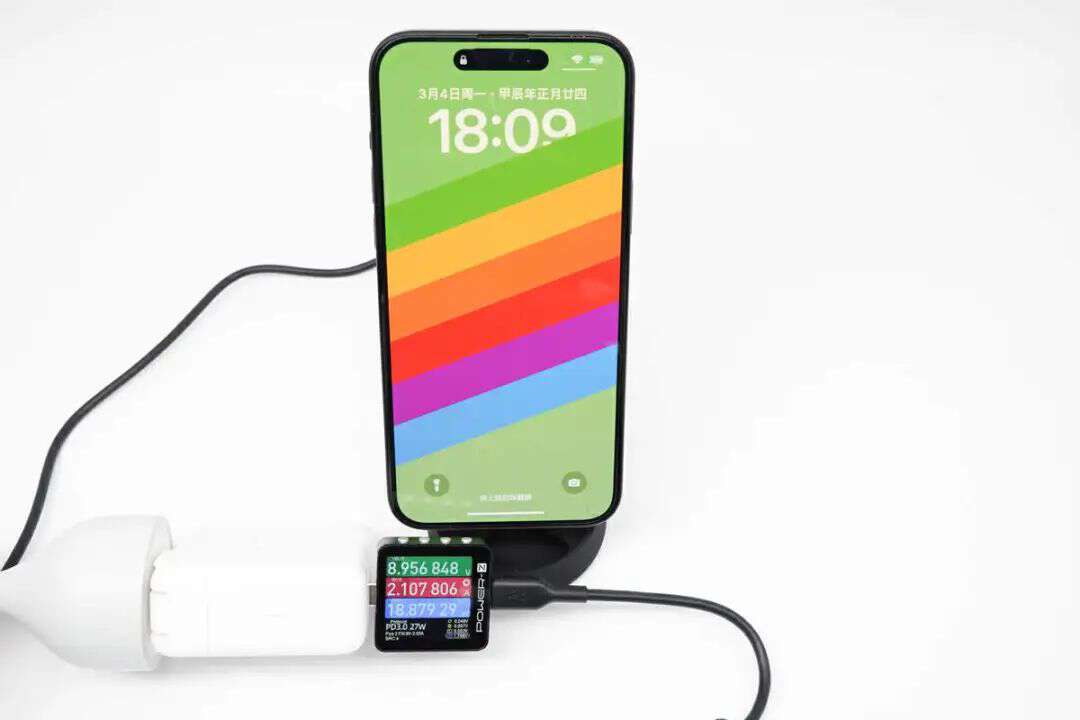 POWER-Z KM003C 用于 Qi2无线充电测试:belkin贝尔金-POWER-Z