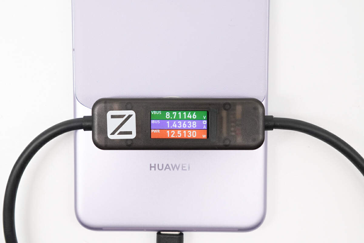 POWER-Z AK001 数显线让华为Mate60 Pro快充看得见-POWER-Z