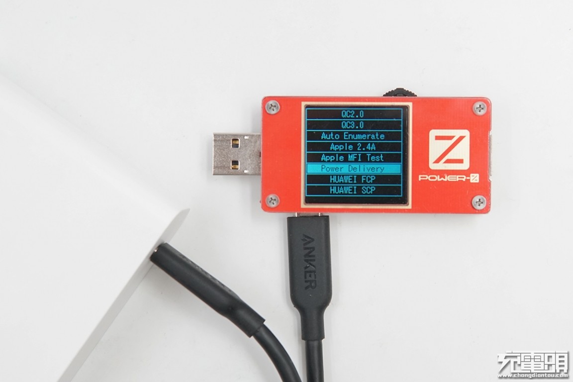 ChargerLAB POWER-Z KT001使用小技巧：一键检测PD充电器-POWER-Z