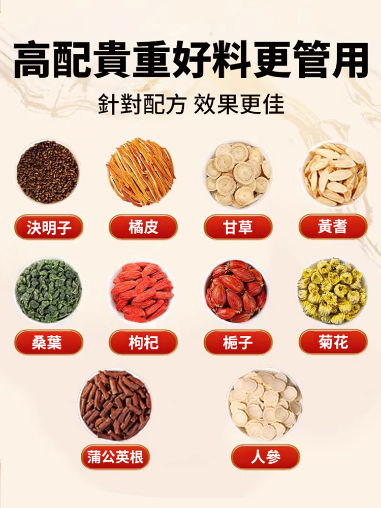 【養肝護命】人參黃耆菊花枸杞茶