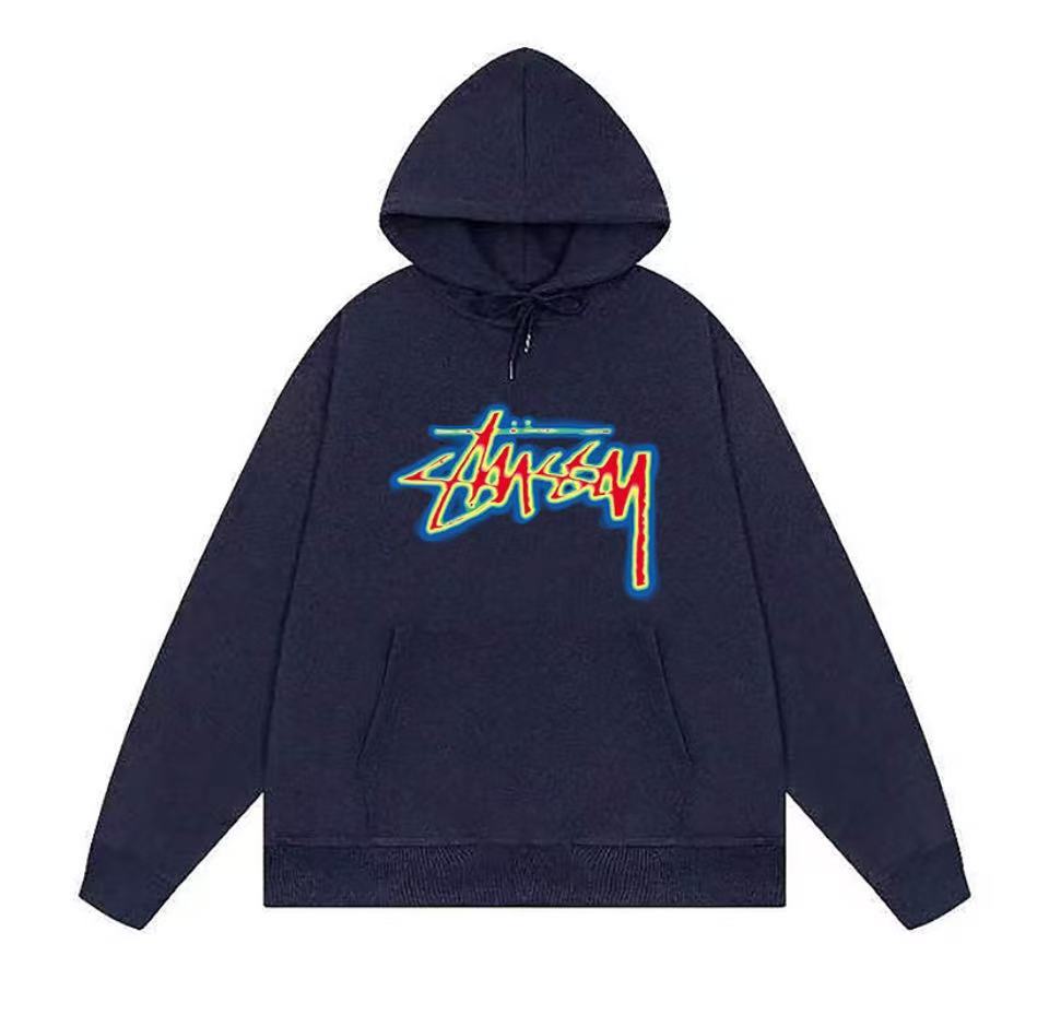 印花工藝套頭連帽衛衣