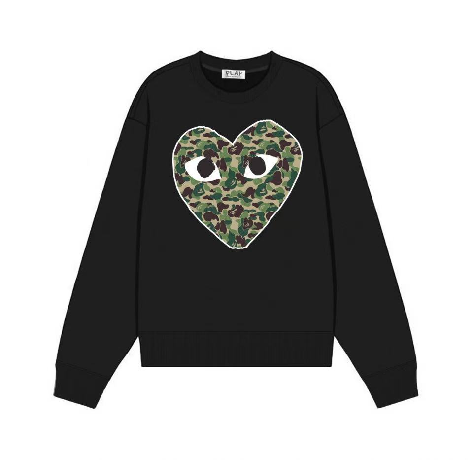 聯名款愛心印花秋冬季長袖