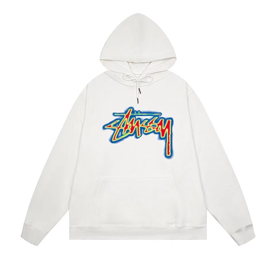 印花工藝套頭連帽衛衣