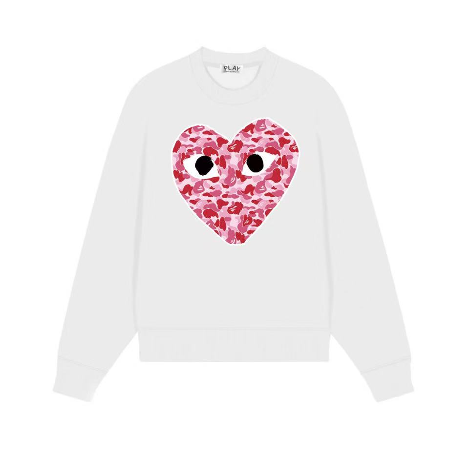 聯名款愛心印花秋冬季長袖