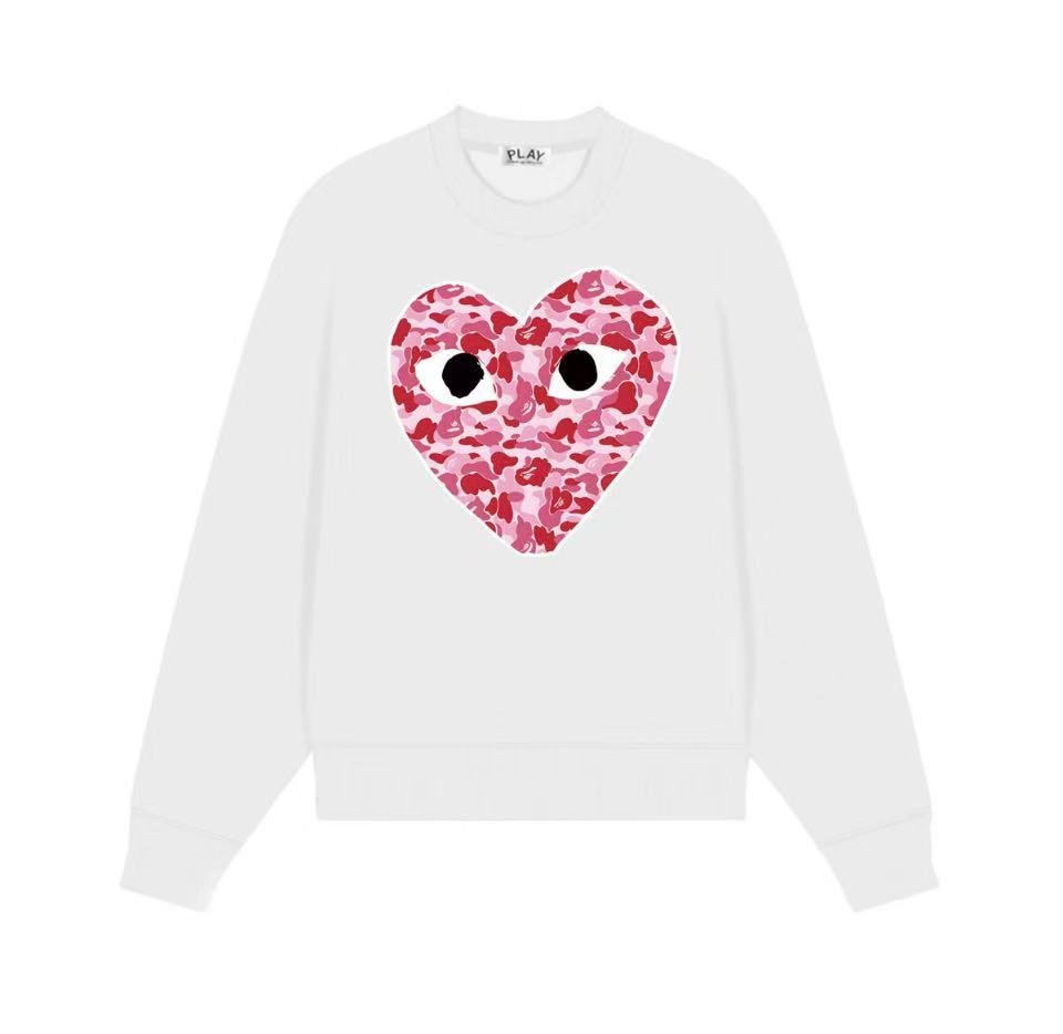 聯名款愛心印花秋冬季長袖