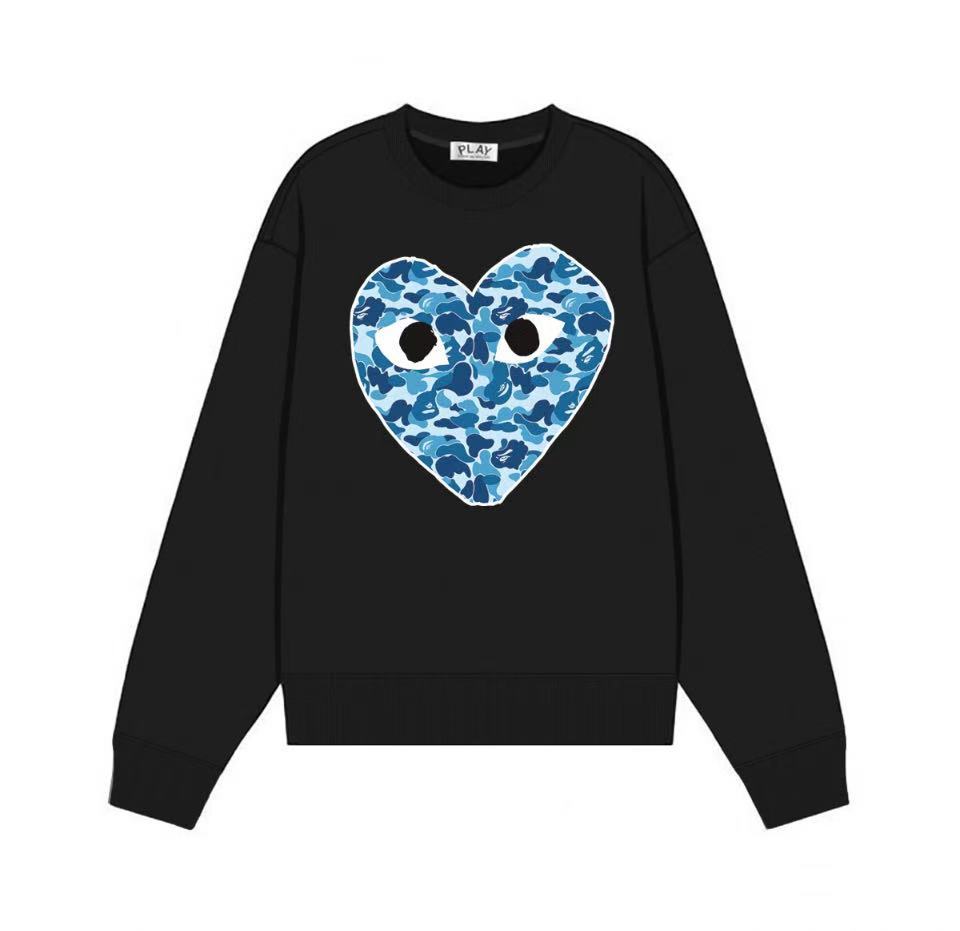 聯名款愛心印花秋冬季長袖