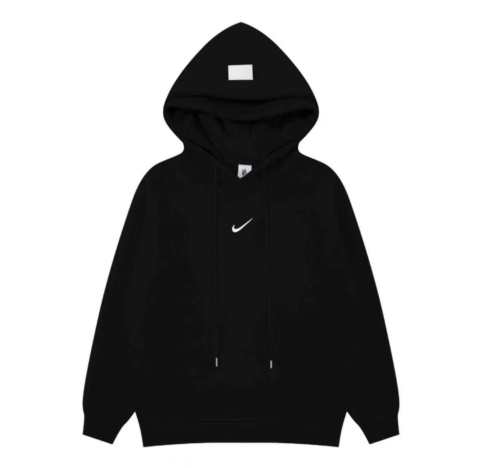 聯名款小鉤子刺繡雙帽加絨連帽