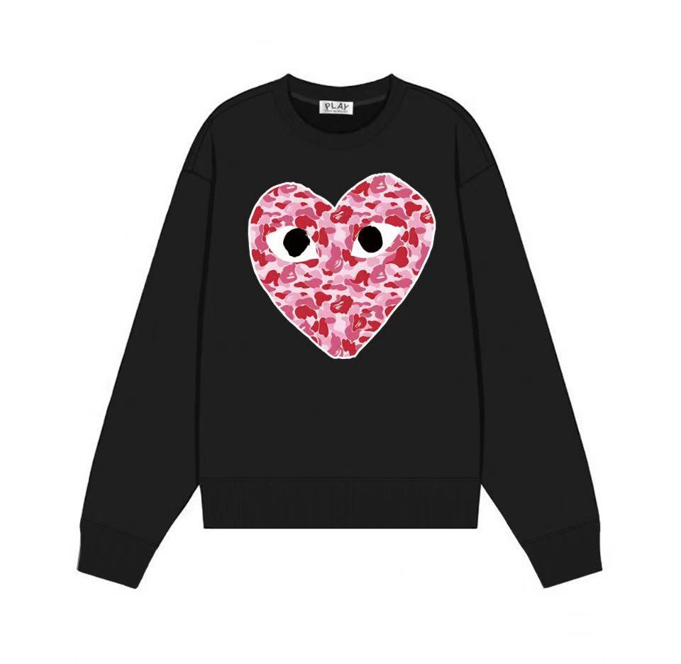 聯名款愛心印花秋冬季長袖