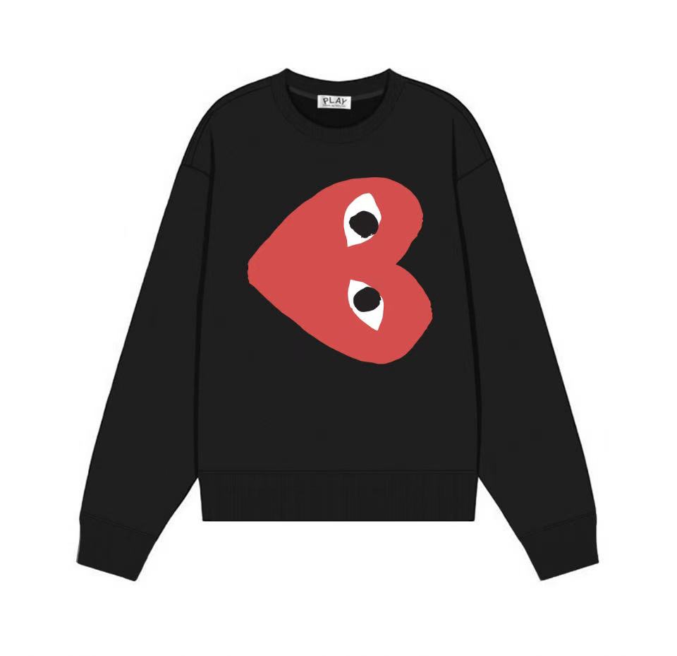 倒下愛心印花秋冬季長袖