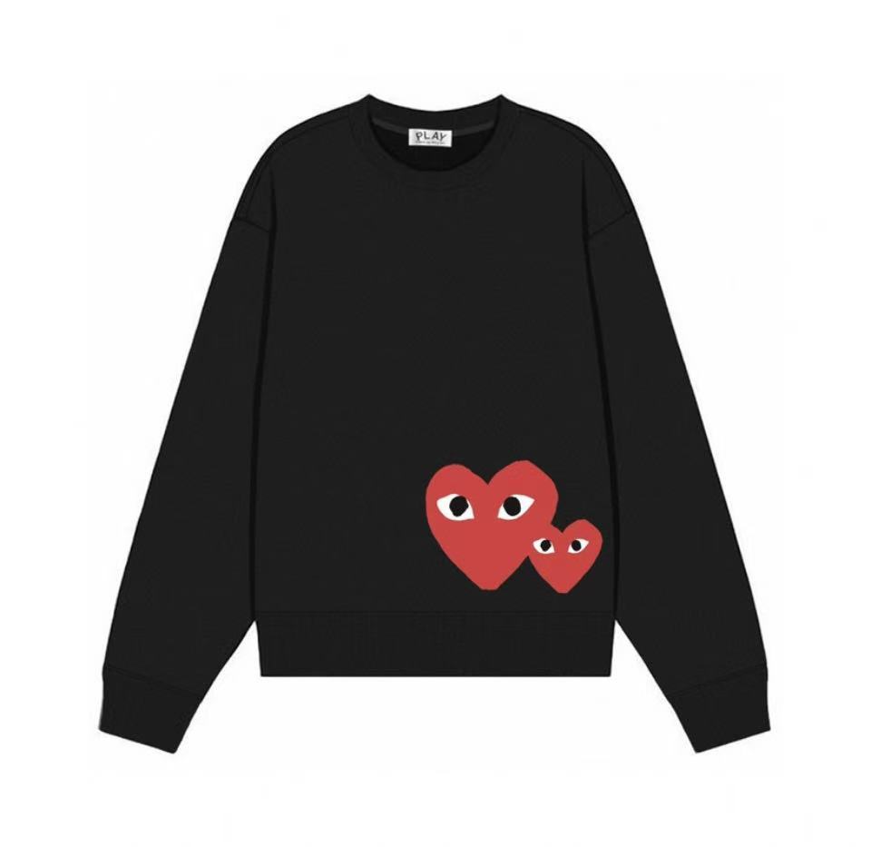 下擺愛心印花秋冬季長袖