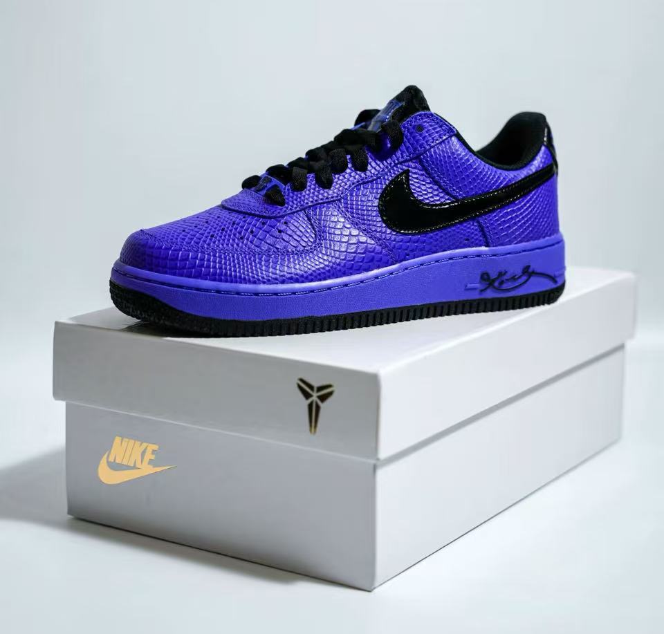 NIKEx Kobe 黑紫AF1 Low PB