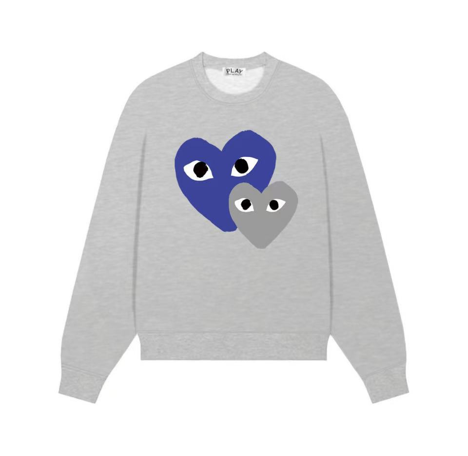 PLAY愛心印花秋冬季長袖