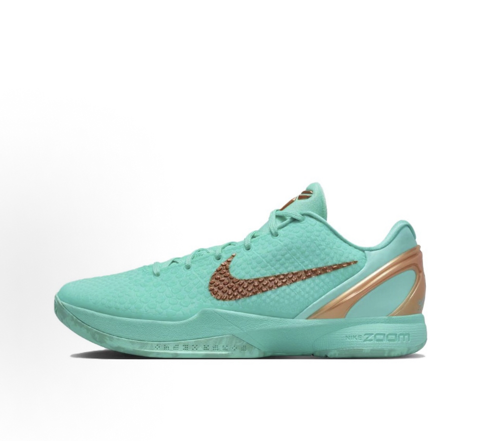 Jalen Brunson x Nike Zoom Kobe 6 Protro Statue of Liberty PE 籃球鞋