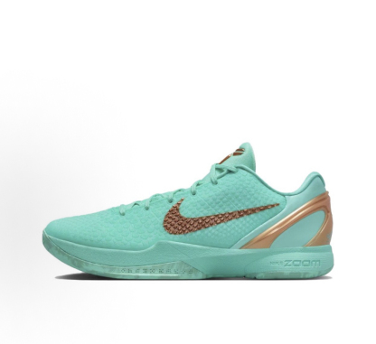 Jalen Brunson x Nike Zoom Kobe 6 Protro Statue of Liberty PE 籃球鞋