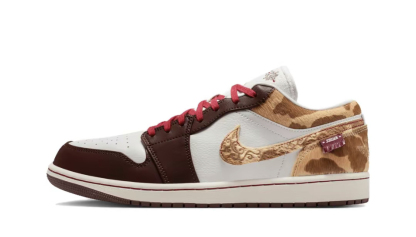 Jordan Air Jordan 1 馬年限定 CNY新年款 舒適貼合 低幫 復古籃球鞋  棕褐色