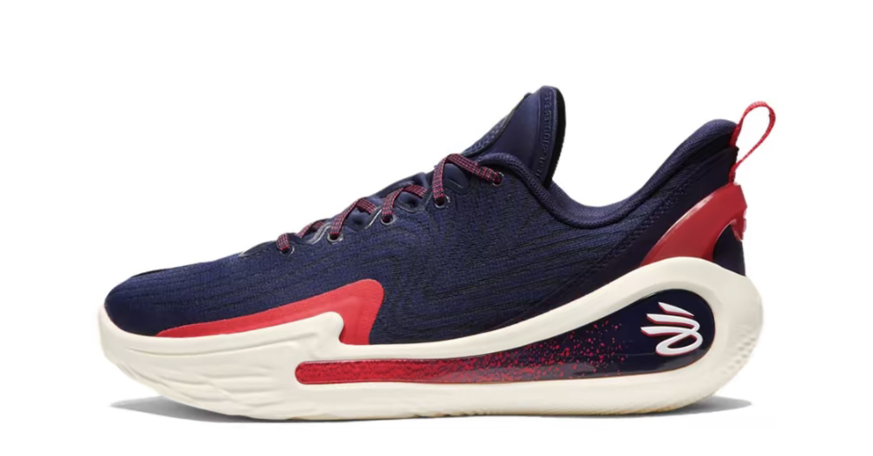 Under Armour Curry 12 美國隊 舒適耐用 防滑耐磨 低幫 籃球鞋 男女同款 海軍藍 