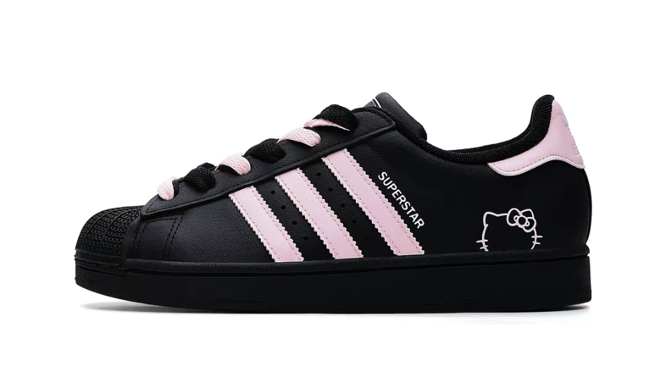 【定制球鞋】adidas originals Superstar 2  黑粉貓爪貝殼頭 女款 
