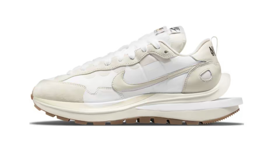 Sacai x Nike VaporWaffle white and gum 華夫白生膠  男女同款 米白