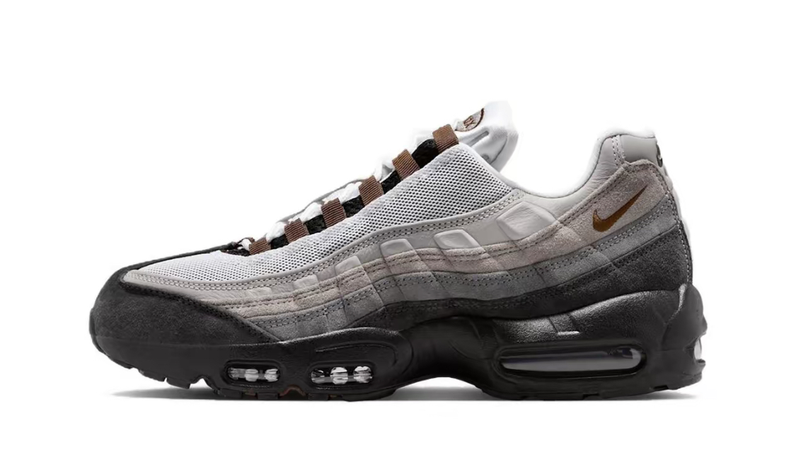 Nike Air Max 95 舒適輕盈耐磨 低幫跑步鞋 男女同款黑灰