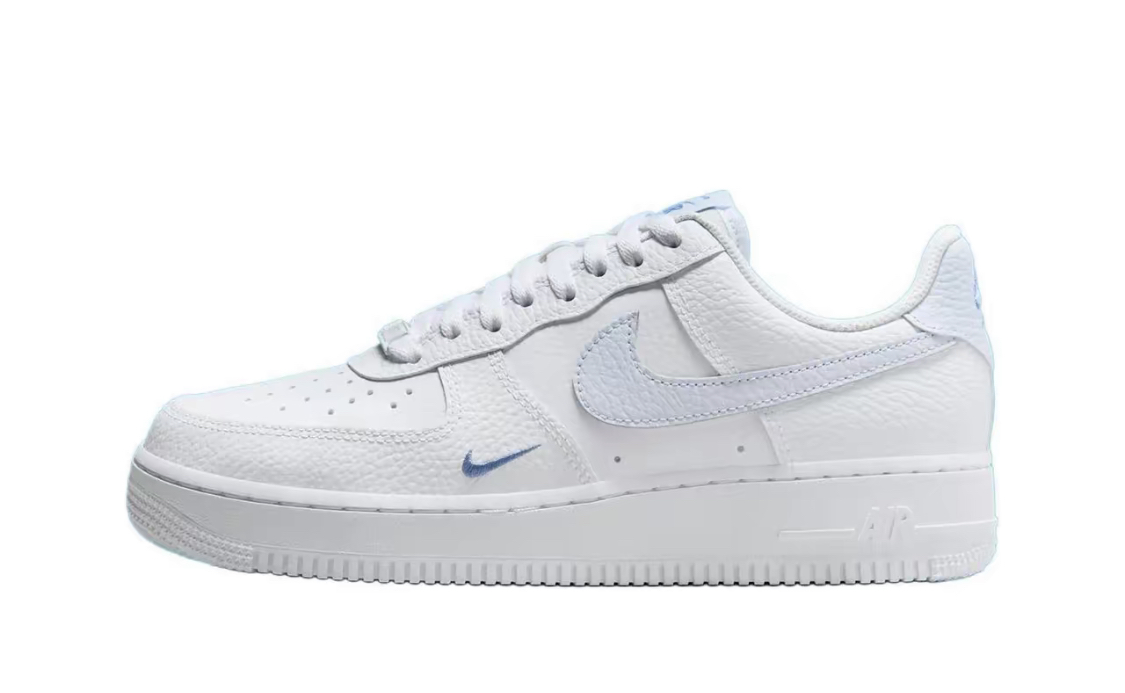 Nike Air Force 1 Low北極冰藍小鉤 時尚潮流百搭